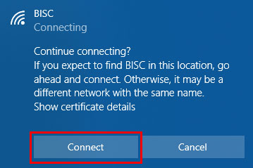 Windows Wi-Fi Screen Capture - Connect