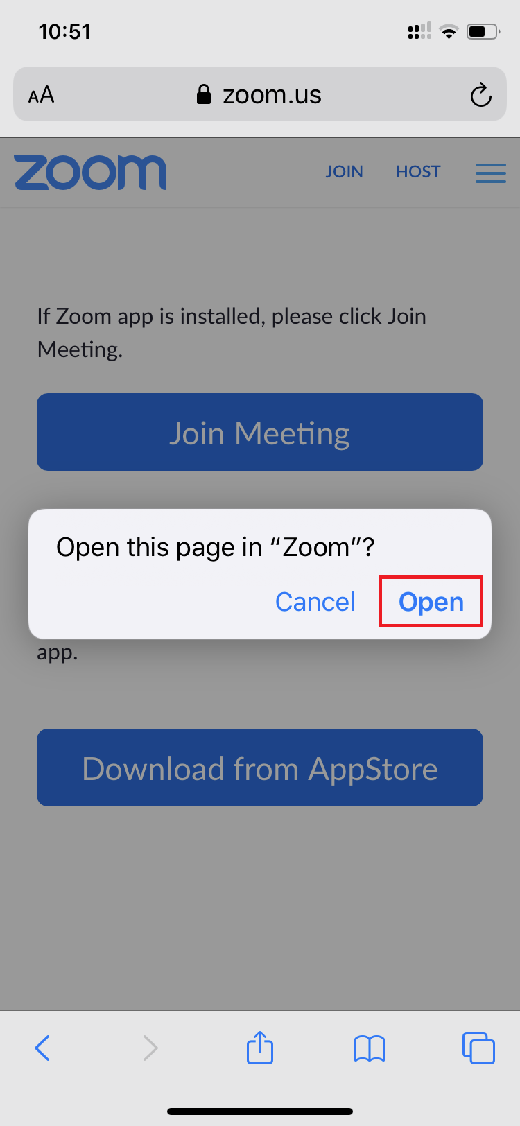 not going to the right zoom for ios